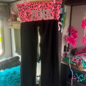 VS Fold Over Flare Leggings